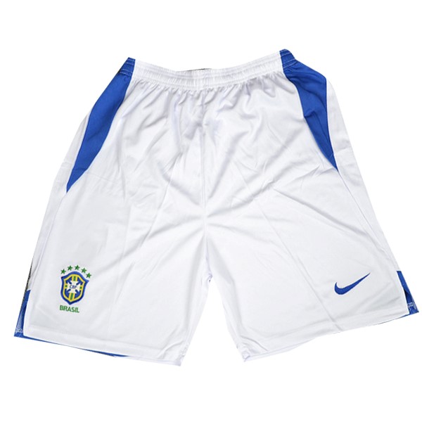 Tailandia Pantalones Brasil Segunda equipación Retro 2002 Blanco